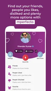 mPerfecto - Find Perfect Peopl screenshot 2