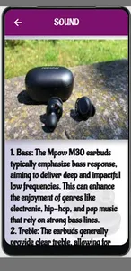 Mpow m30 Earbuds Guide screenshot 0