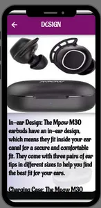 Mpow m30 Earbuds Guide screenshot 3