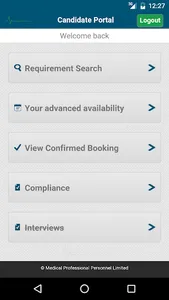 MPP (Nursing Personnel) App screenshot 1