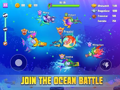 Fish & Gun: Hungry Fish Game screenshot 12