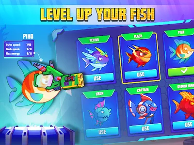 Fish & Gun: Hungry Fish Game screenshot 15