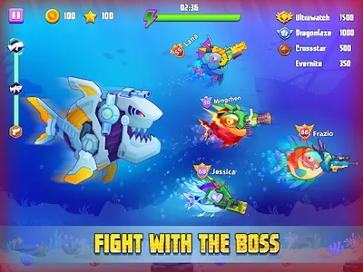 Fish & Gun: Hungry Fish Game screenshot 17