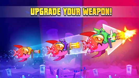 Fish & Gun: Hungry Fish Game screenshot 2