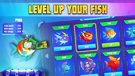 Fish & Gun: Hungry Fish Game screenshot 3
