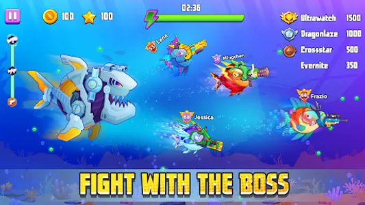 Fish & Gun: Hungry Fish Game screenshot 5
