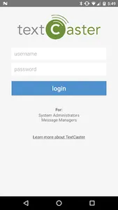 TextCaster Admin screenshot 0