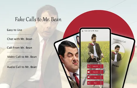 Mr Bean Video Call & Chat Fake screenshot 0