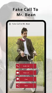 Mr Bean Video Call & Chat Fake screenshot 1