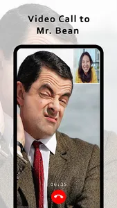Mr Bean Video Call & Chat Fake screenshot 4