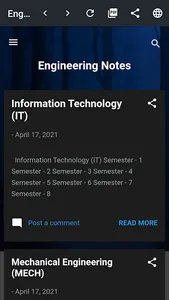 BTech Notes - Engineering Note screenshot 0