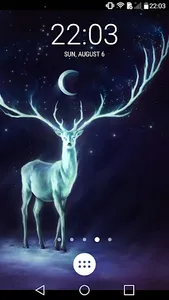 Night Bringer Magical deer lwp screenshot 0