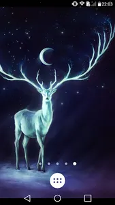 Night Bringer Magical deer lwp screenshot 1