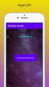 Birthday Greeter screenshot 0