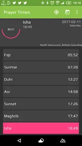 Prayer Times (Lite) screenshot 0