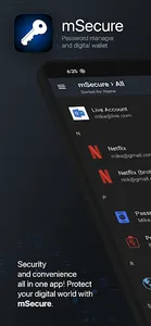 mSecure - Password Manager screenshot 0