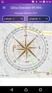 Qibla Direction 99.99% screenshot 1