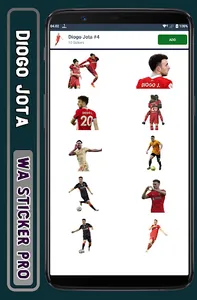 Diogo Jota - WA Sticker Pro screenshot 4