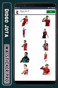 Diogo Jota - WA Sticker Pro screenshot 6