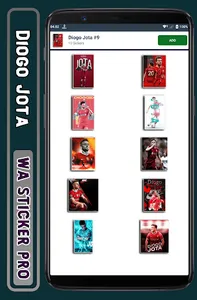 Diogo Jota - WA Sticker Pro screenshot 7