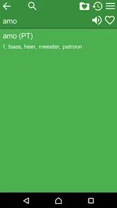 Portugese Dutch Dictionary screenshot 1
