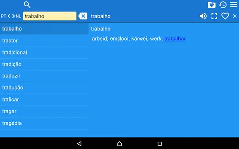 Portugese Dutch Dictionary screenshot 7