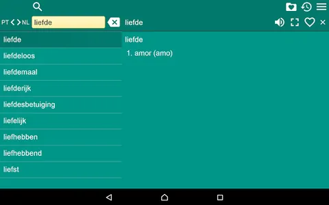 Portugese Dutch Dictionary screenshot 8
