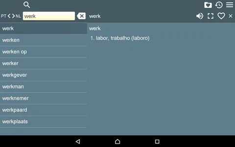 Portugese Dutch Dictionary screenshot 9