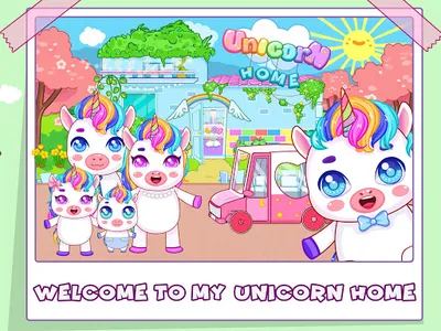 Mini Town: Unicorn Home screenshot 0