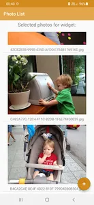 Photo List widget screenshot 1
