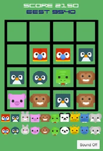 Hayvanlar ile 2048 screenshot 1