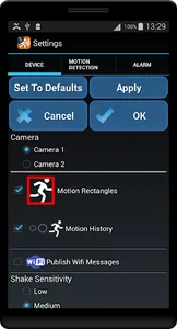 Motion Detector screenshot 2