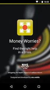 Money Worries? Crisis Help! screenshot 0