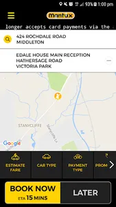 Mantax Taxis screenshot 1