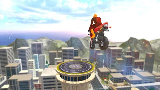 Super Hero Bike Mega Ramp screenshot 13