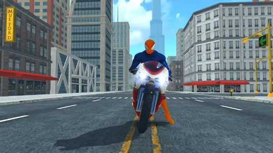 Super Hero Bike Mega Ramp screenshot 5