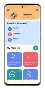 Project and Accounting App screenshot 2