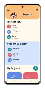 Project and Accounting App screenshot 3