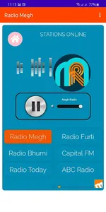 Radio Megh screenshot 1