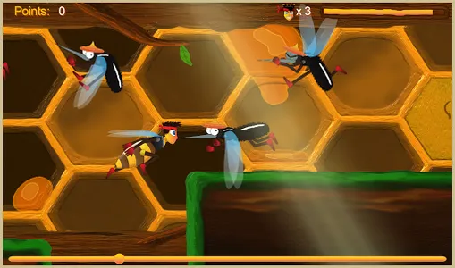 Justin the Bee: Ninja Runner screenshot 1