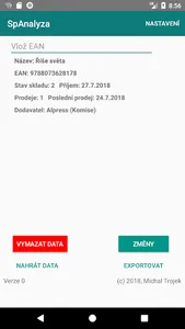 Skladový Pomocník Analýza screenshot 0