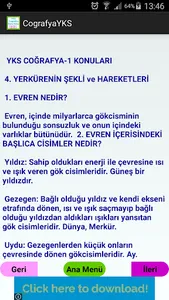 YKS Coğrafya Ders Notu screenshot 6