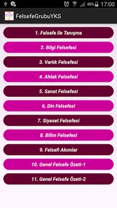 YKS Felsefe Grubu Ders Notu screenshot 2