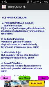 YKS Felsefe Grubu Ders Notu screenshot 5