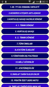 İnkılap Tarihi Ders Notu screenshot 1
