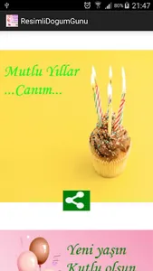 Resimli Doğum Günü Mesajları screenshot 7