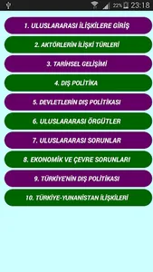 Lise Uluslararası İlişkiler screenshot 1