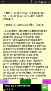 Lise Uluslararası İlişkiler screenshot 3