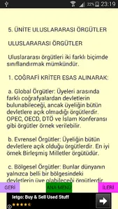 Lise Uluslararası İlişkiler screenshot 7
