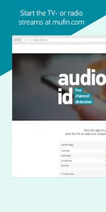 audioid live channel detection screenshot 2